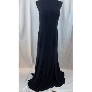 Christina Wu 22935 Long High Neck‎ Bridesmaid Dress Women's Size 6